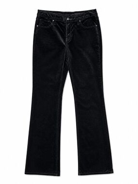 Chico’s Black Velveteen Flare Jeans Pants Size 0.5 / US 6 Holiday Soft Glam